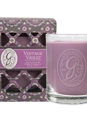 Greenleaf Vintage Violet Jar Candle Geurkaars