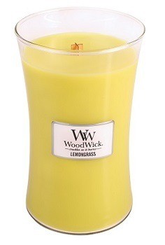 WoodWick geurkaarsen met Lemongrass geur