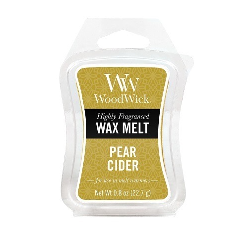 Waxmlets van WoodWick voor gebruik in de oliebrander geur Pear Cider