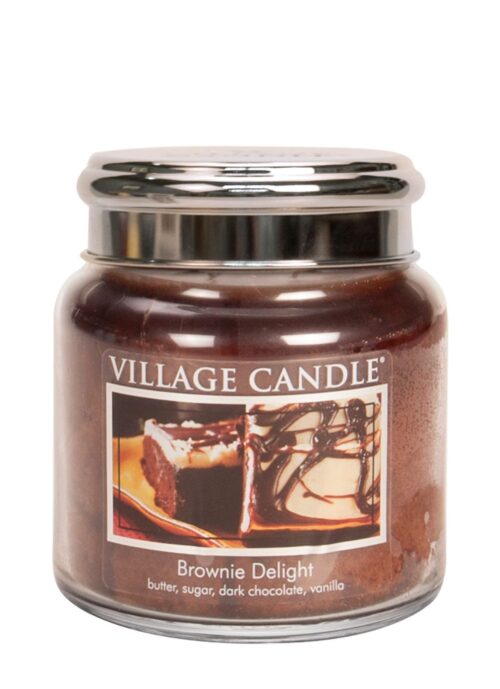 Brownie Delight Village Candle Geurkaars Medium