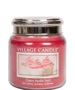 Cherry Vanilla Swirl Village Candle Geurkaars Medium