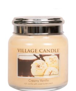 Creamy Vanilla Village Candle Geurkaars Medium