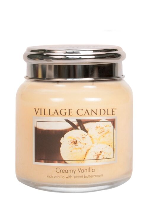 Creamy Vanilla Village Candle Geurkaars Medium