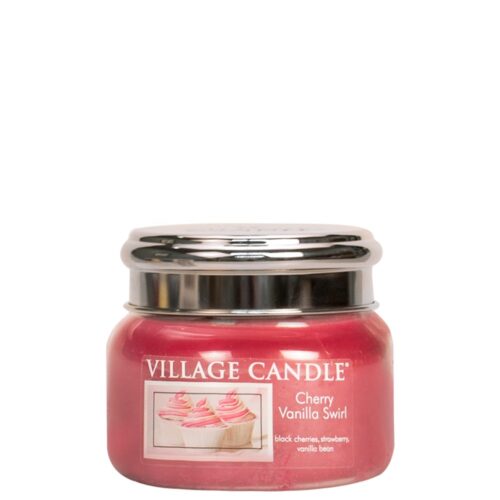 Cherry Vanilla Swirl Village Candle Geurkaars Small