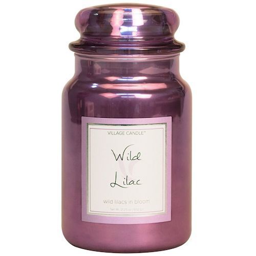 Wild Lilac Metallic Village Candle Geurkaars Large