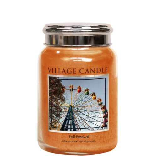 Fall Festival Village Candle Geurkaars Large