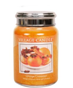 Orange Cinnamon Village Candle Geurkaars Large