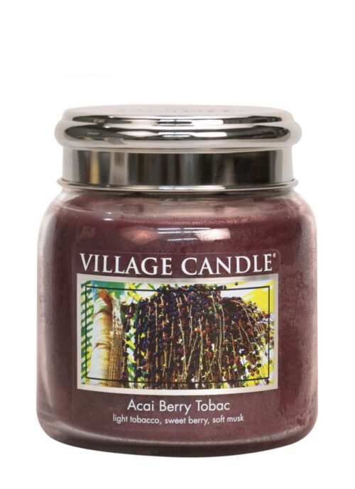 Acai Berry Tabac Village Candle Geurkaars Medium