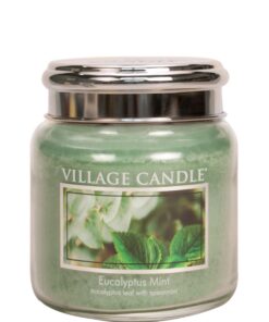 Eucalyptus Mint Village Candle Geurkaars Medium