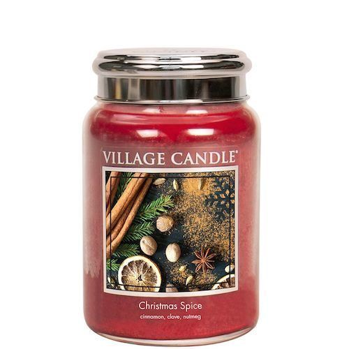 Christmas Spice Village Candle Geurkaars Large