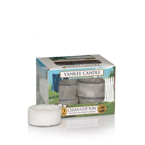 Clean Cotton Tea Lights Yankee Candle