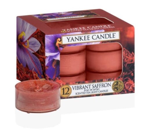 Vibrant Saffron Tea Lights Yankee Candle