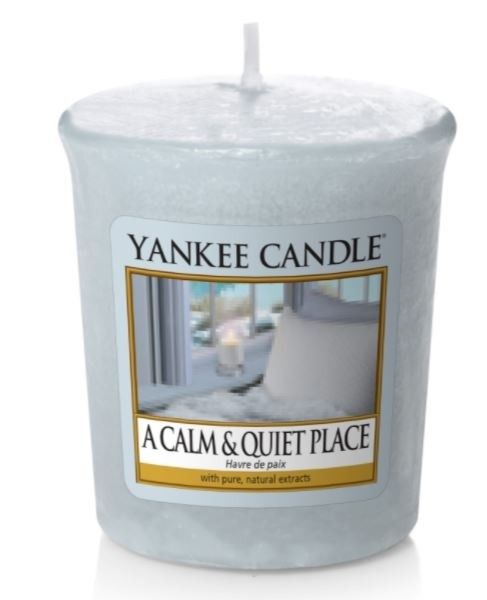 A calm and Quiet Place Votive Yankee Candle