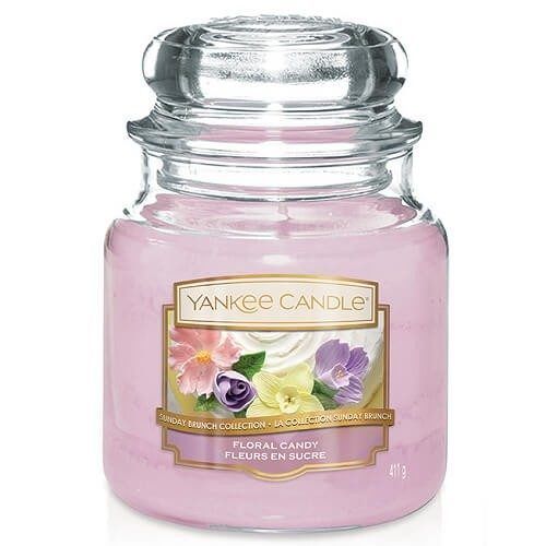 Floral Candy Medium Jar Yankee Candle