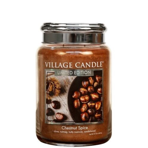 Chestnut Spice Village Candle Geurkaars Large