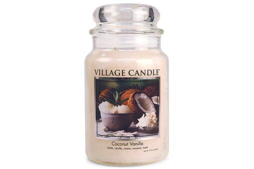 Coconut-vanilla-large-geurkaars-village-candle-www.geurenzeepshop.nl