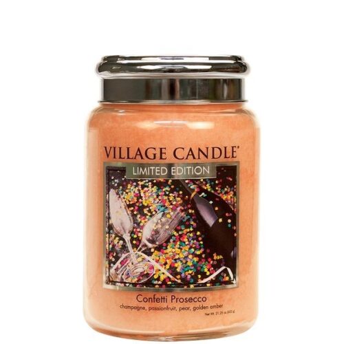 Confetti Prosecco Village Candle Geurkaars Large