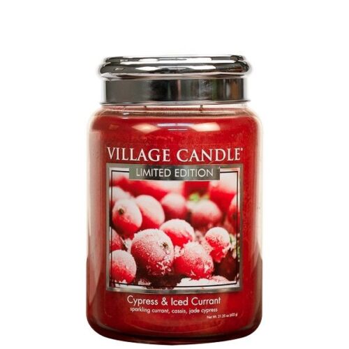 Cypress & Iced Currant Village Candle Geurkaars Large