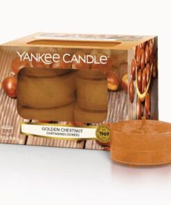 Golden Chestnut Tea Lights Yankee Candle