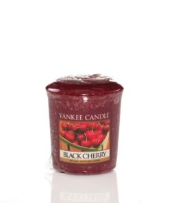 Black Cherry Votive Candle Yankee Candle