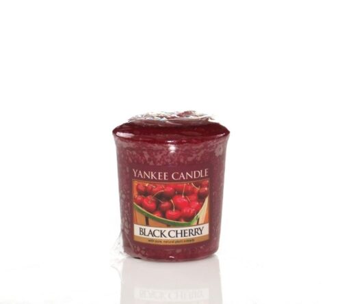 Black Cherry Votive Candle Yankee Candle