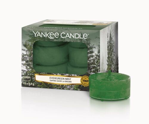 Evergreen Mist Tea Lights Yankee Candle