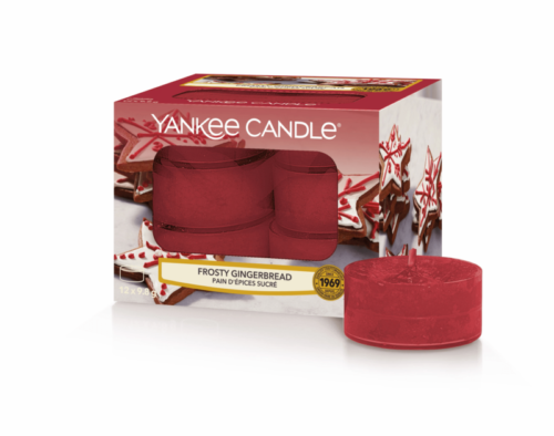 Frosty Gingerbread Tea Lights Yankee Candle