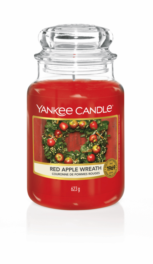 Red Apple Wreath Large Jar Yankee Candle
