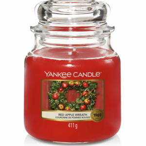 Red Apple Wreath Medium Jar Yankee Candle