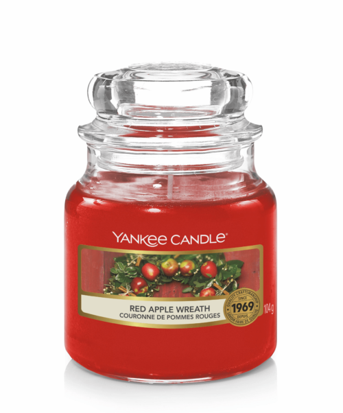Red Apple Wreath Small Jar Yankee Candle
