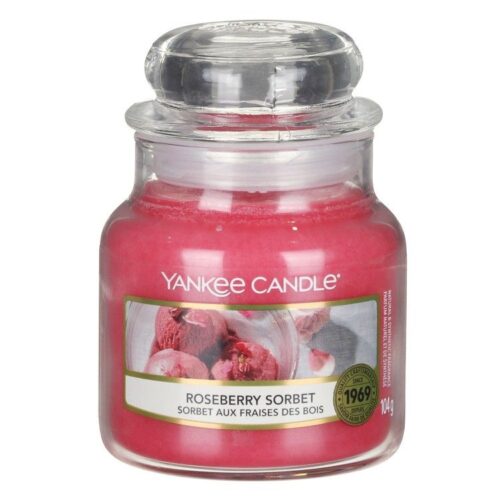 Roseberry Sorbet Small Jar Yankee Candle
