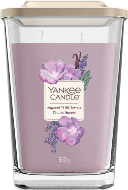 Sugared Wildflowers Elevation Yankee Candle Large