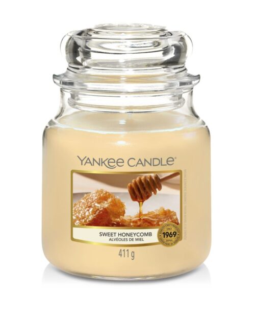 Sweet Honeycomb Medium Jar Yankee Candle