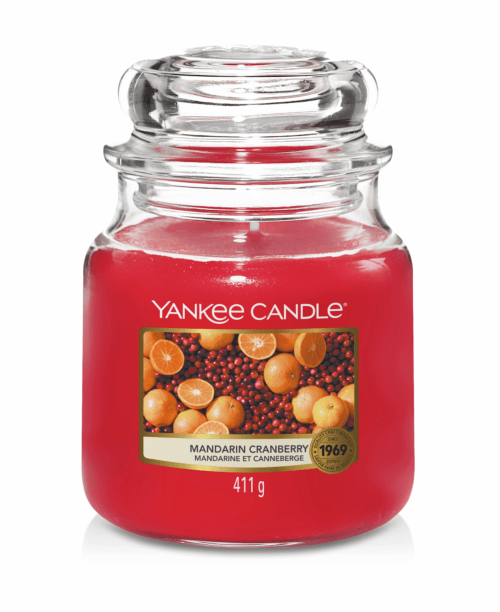 Mandarin Cranberry Medium Jar Yankee Candle
