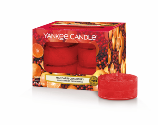 Mandarin Cranberry Tea Lights Yankee Candle
