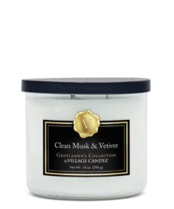 Clean Musk & Vetiver Geurkaars Village Candle