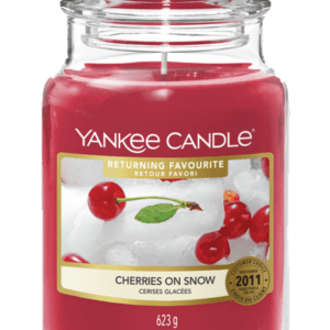 Cherries on Snow Large Jar Yankee Candle