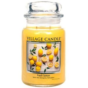 Fresh Lemon Village Candle Geurkaars Large