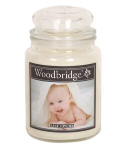 Woodbridge-babypowder-babypoeder-wasverzachter-large-candle-www-geurenzeepshop-nl