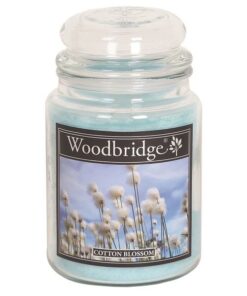 Woodbridge-cotton-blossom-large-candle-www-geurenzeepshop-nl