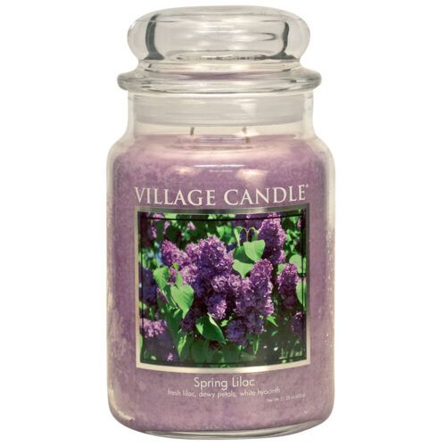Spring Lilac Village Candle Geurkaars Large