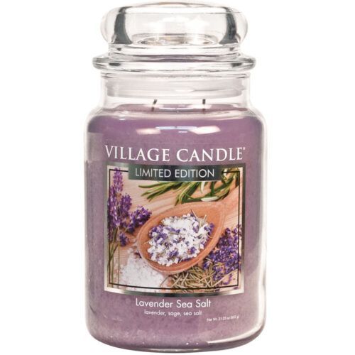 lavender-sea-salt-large-Jar-Dual-Wick-Village-Candle-www.geurenzeepshop.nl