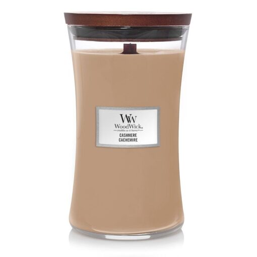 WoodWick Cashmere Large Geurkaars
