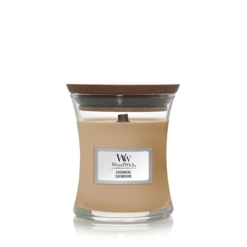 WoodWick Cashmere Small Geurkaars