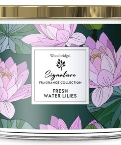 Woodbridge-Signature-Wax-Tumbler-Fresh-Waterlilies-565gram-Candle-geurkaars-www.geurenzeepshop-nl