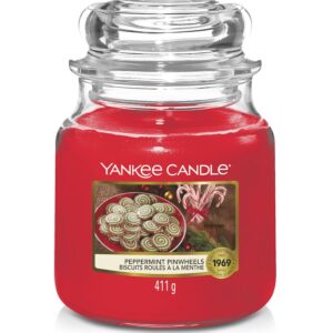 Peppermint Pinwheels Medium Jar Yankee Candle