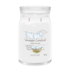 Clean Cotton Large Signature Yankee Candle Geurkaars