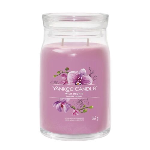 Wild Orchid Large Signature Yankee Candle Geurkaars