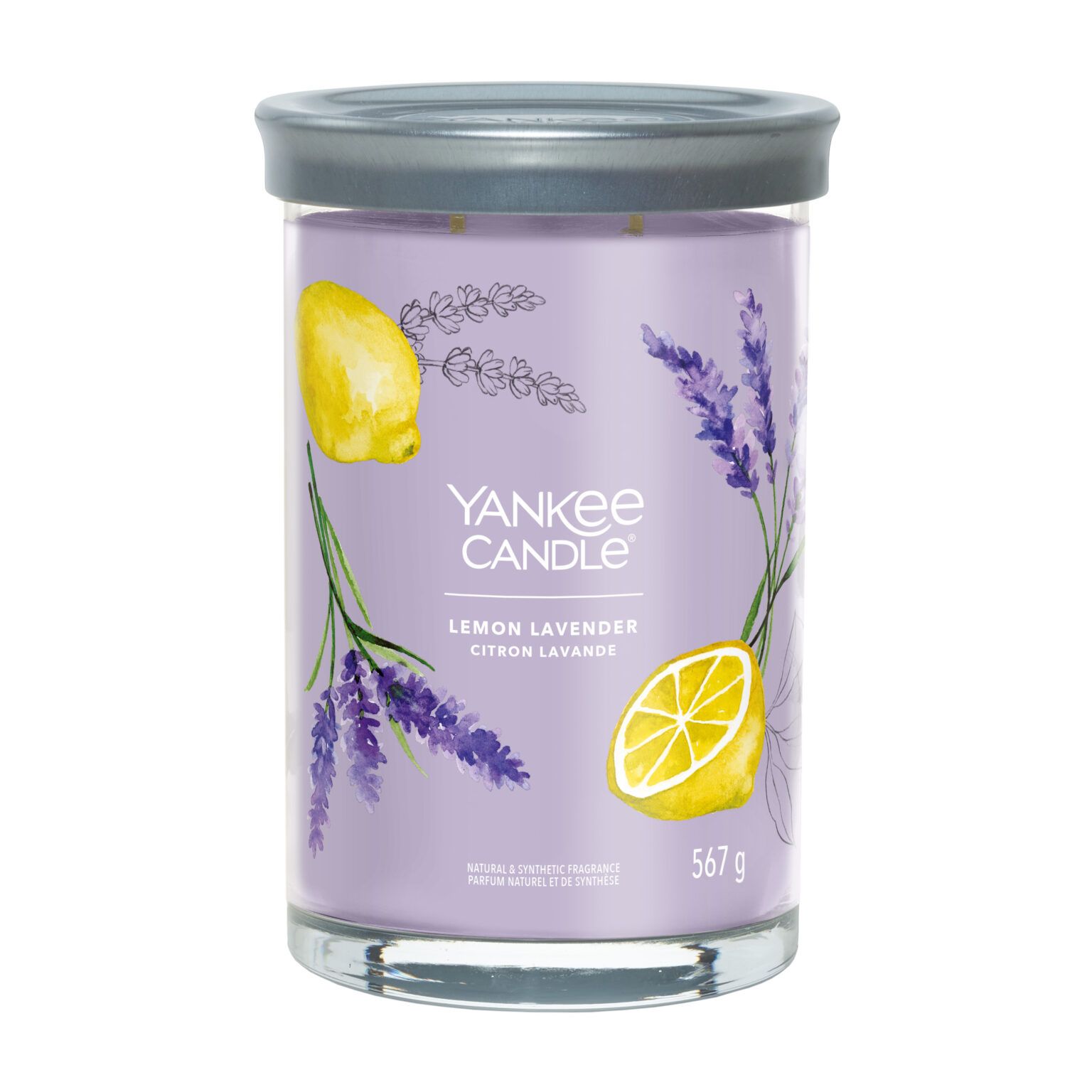 Lemon Lavender Signature Large Tumbler Yankee Candle Geurkaars