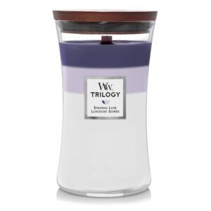Evening Luxe Woodwick Trilogy Large Geurkaars